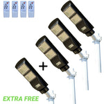 3 Lights + 1 Extra Free 60W Solar Street High Brightness Lights 6000 Lumens