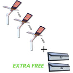 Perimeter Illumination Pack - 3 175W Solar Street Lights + 2 118 LED Solar Motion Sensor Lights EXTRA FREE