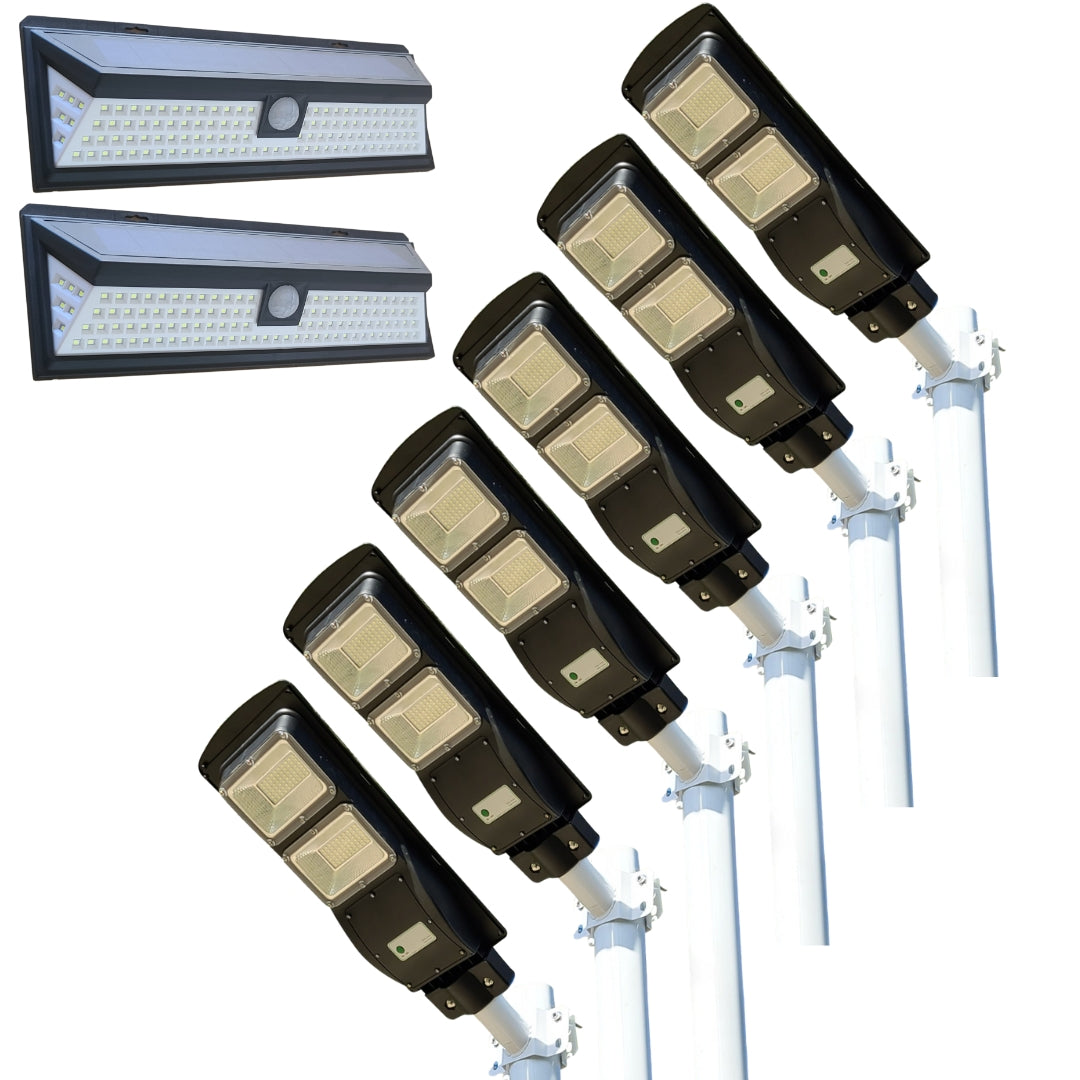 60W Solar Street Light 6000 Lumens | Ultimate Security Setup