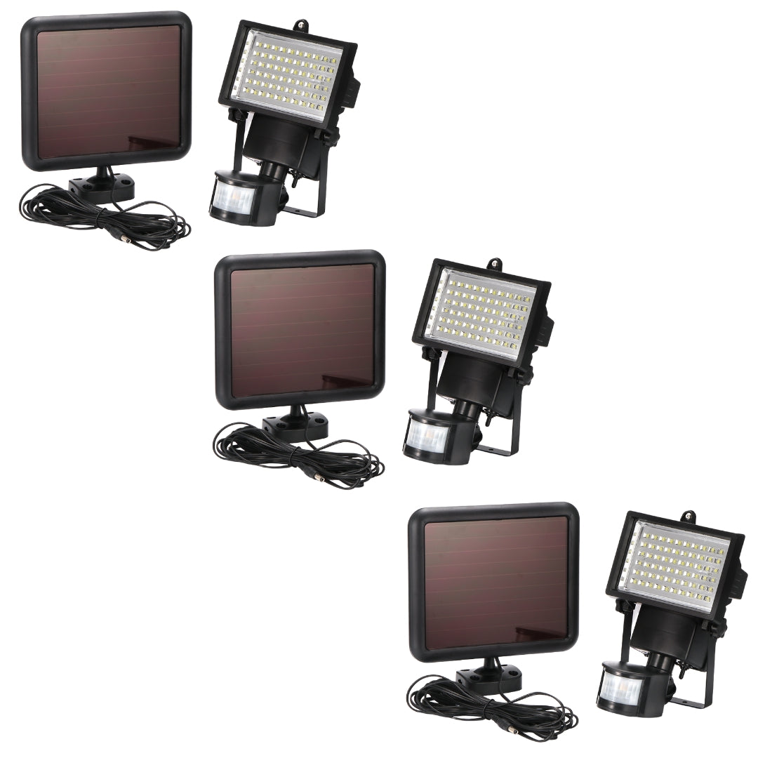 60 LED Solar Motion Sensor Wall Lights for solar work light