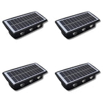 6 LED Solar Power Wall Lights for backyard solar light