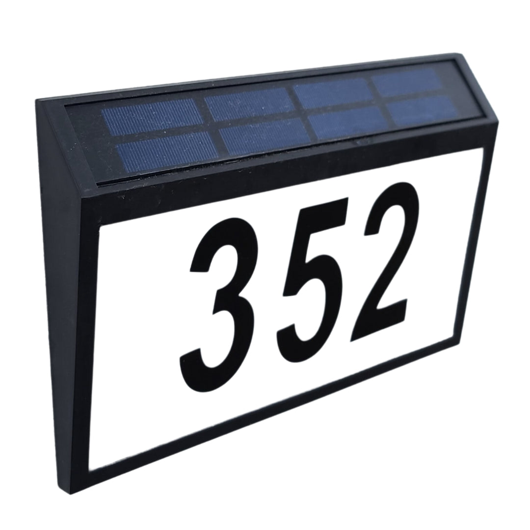 Solar LED Home Sign Light