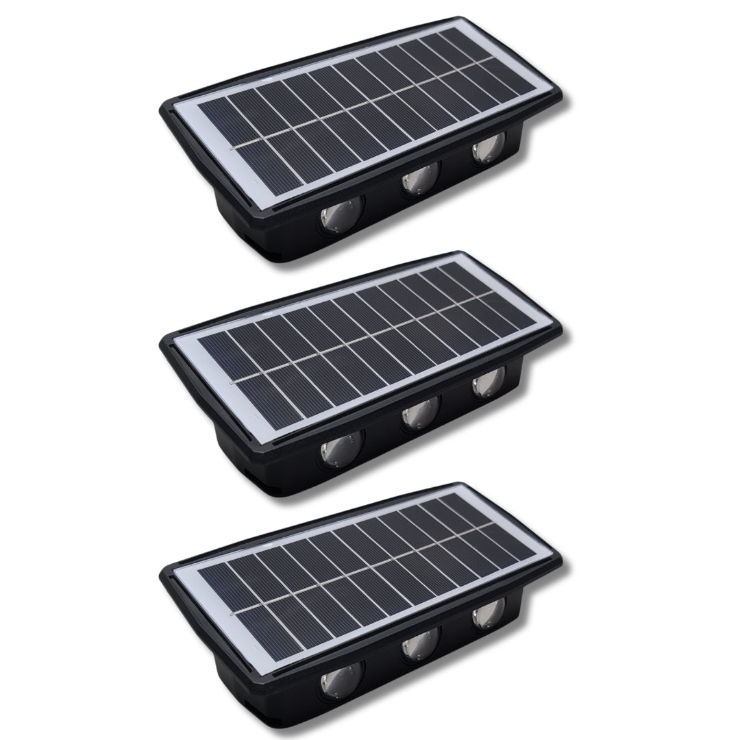 6 LED Solar Power Wall Lights for solar patio light
