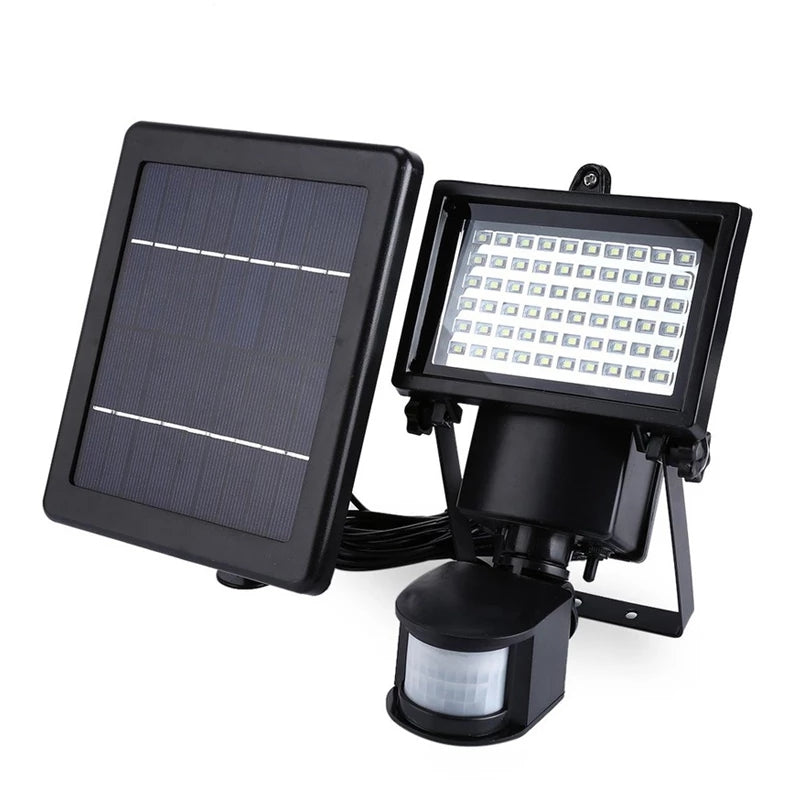 60 LED Solar Motion Sensor Light 3000 Lumens