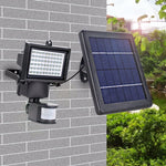 60 LED Solar Motion Sensor Wall Lights for solar lights for garden