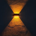 6 LED Solar Wall Light for solar outside light