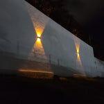 6 LED Solar Power Wall Lights for solar outdoor wall lights
