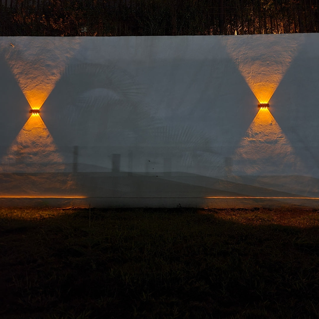 6 LED Solar Power Wall Lights for led outside lights